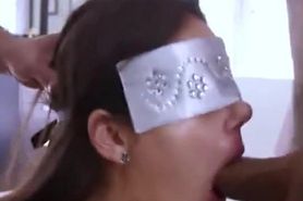 blindfolded wife shared with friend