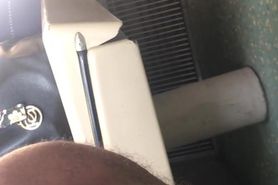 Sexy Light Skin Ebony Shoeplay On Train (She Knew)