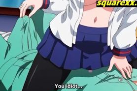 Young anime likes eating dick & cum