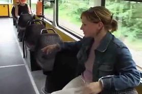 Gigantic Tits MIlking on Bus