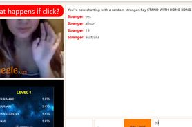 19 Plays Omegle Game