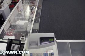 XXXPAWN - Beautiful Brunette Walks Into My Store Looking For Easy Money