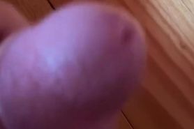 Boy masturbate his wet dick