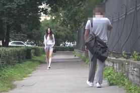 Bulge Cock Flash On Street \ Public Flashing 3 / Sexy Girl (Preview)