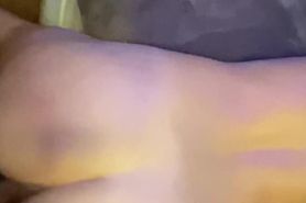 Pounded both holes. Anal fucked ad cum on her chest