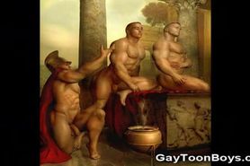 3D Muscled Gay Boys!