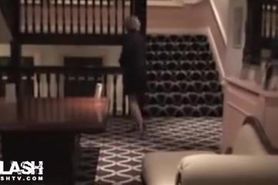 Hot lady Caught Masturbating in Hotel Hallway