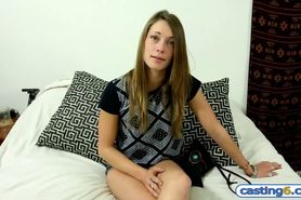 Amateur model offered money for sex and she takes it