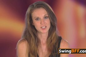 Swinger couples join experienced swingers in an erotic experience in a swinging reality show