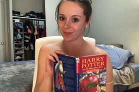 Hysterically Reading Harry Potter while Sitting on a Vibrator