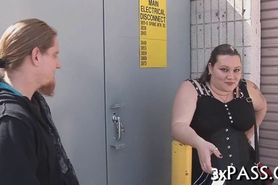 Fat girl gets nailed well