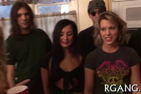 Chicks nailed in group - video 34