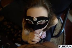 Masked American Teen Worships A POV Cock And Takes It Hard Doggystyle
