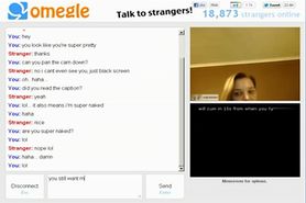 hot married chick plays with tits on omegle