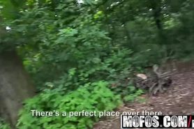 Mofos - Public Pick Ups - Euro Girl Fucked In The Woods Starring Zazie Skymm