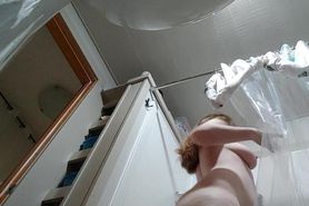 giantess catches little man peeping in shower cums over him them puts him in her vagina
