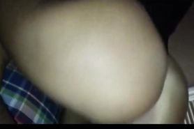 Tanned PAWG impale herself on huge black dick