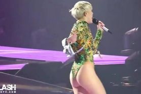 Miley Cyrus - Twerks With Her Butt in the Air