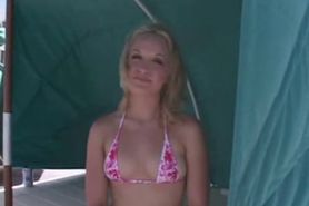 Blonde Slut Picked-Up On Beach
