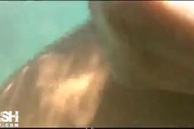 GuyCums on Girl in Swimming Pool