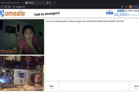 Sexy Omegle Girl Spreads Pussy