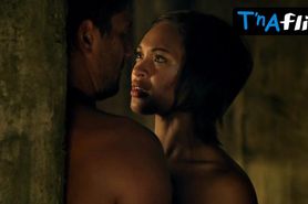 Cynthia Addai-Robinson Breasts Scene  in Spartacus