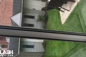 Window masturbation for neighbors