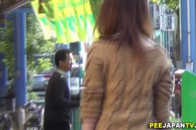 Japanese whores peeing