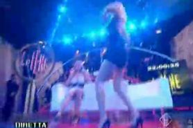 Alessia Marcuzzi & Co. Nice Italian Erotic Dancing On TV