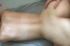 Cumming on his cock and taking a load on my big booty