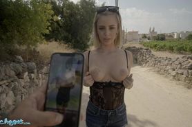 Public Agent Cute Spanish Blonde Lya Missy Fucked in the Forest