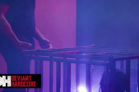 Deviant Hardcore - Caged slave Gina Valentina loves anal and deepthroat
