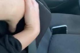 Smacking My Step Sisters Boobs Around In The Car