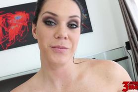 Busty Brunette Take Care Of Cock - Alison Tyler