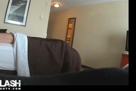 Notel Motel Maid Caught me jerking to VR Porn  ...