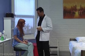 perverse doctor plays with his dirty little nurse co-ed marie mcray