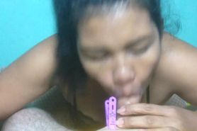 Thai-Bitch SADOMASO Cock torture! Clinging the slave's dick and blowjob!