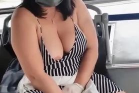 Squirting on bus