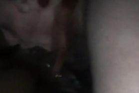 White girl sucks the soul out my cock