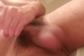 Young Latino Jerking off in the Restroom