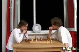 ivana playing chess and after penetrate