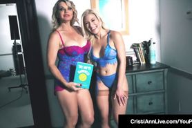 VNA Babes Cristi Ann & Vicky Vette Vibrate Their Vaginas!