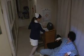 Super sexy Japanese nurses sucking part1