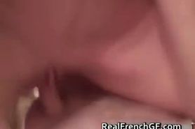 Young frenchy girl drilled by 2 horny part3