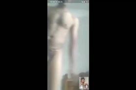Indian boy goes Naked in WhatsApp video call