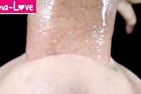 FPOV sloppy blowjob close up with cumshot inside her hot mouth - Girl POV - Her POV ????????????