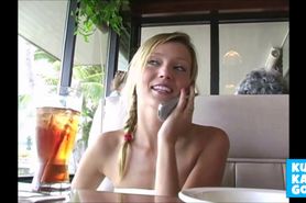 Carli - public tits - video 1