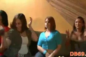 Drunk girls sucking the cocks - video 13