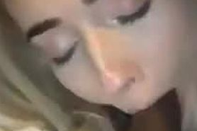 White girl sucking my cock on her lunch break(ALMOST GOT CAUGHT)