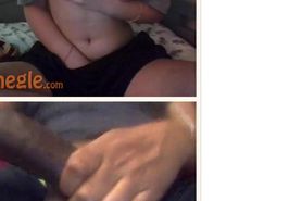 Sexy Girl With Big Tits Strips On Omegle For Bbc